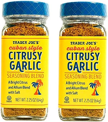 Trader Joe's Cuban Style Citrusy Garlic Seasoning Blend 2.25oz Two Pack