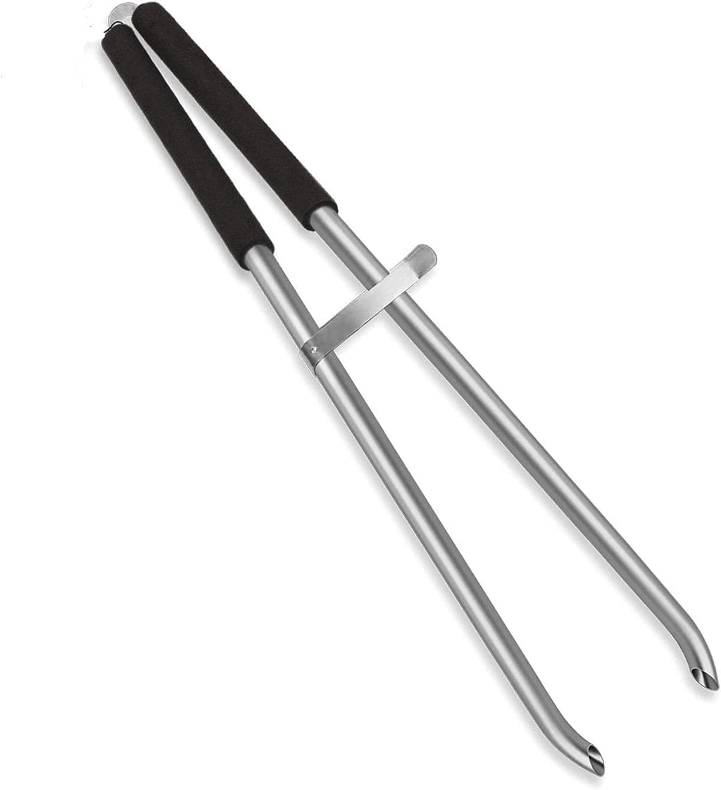 EJG 36" Long Trash & Garbage Picker Grabber, Lightweight Aluminium & Rustproof, Litter Pick Up Stick, Trash Tong, Reaching Assist Tool, Reacher Tool for Elderly, Garden Nabber Plogging (Black)