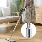 4 Pcs Threaded Tip Replacement Ultra Threaded Tip Repair Kit Mop Handle Pole Handle Replacement Extension for 1 Inch Stick Mop Broom Wood Metal Pole Tail Adapter