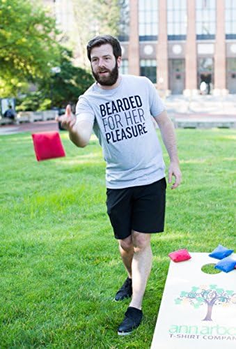 Bearded for Her Pleasure | Funny Beard, Men's Facial Hair Humor Unisex T-Shirt