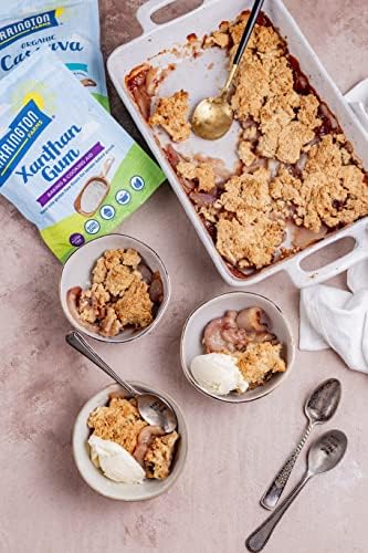 Carrington Farms Xanthan Gum – Non-GMO, Gluten-Free, Zero Calories & Vegan – 5oz – Keto-Friendly Thickener & Binder for Gluten-Free Baking, Smoothies, Sauces & Dressings