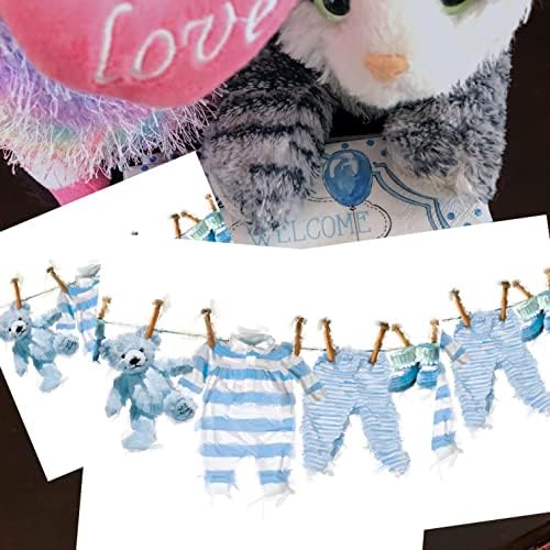 20-ct 13x13 Baby Boy Shower Napkins - Its a Boy & Oh Baby Decorative Napkins for Decoupage