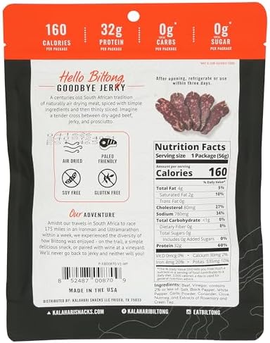 KALAHARI Original Kalahari Biltong, 2 OZ