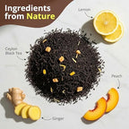 Premium Ceylon Black Tea | 60g (2.12 oz) – 30 Pyramid Tea Bags | Whole Leaf Ceylon Tea from Sri Lanka (Ceylon) | Bold & Bright Flavor with Delicate Hints of Fruit & Spice | Fragrant Tales