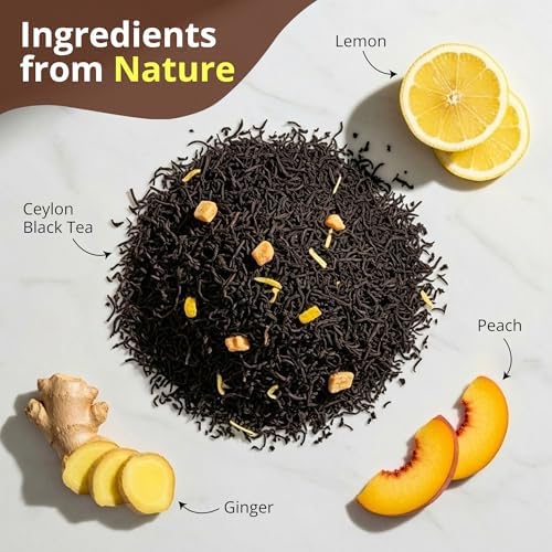 Premium Ceylon Black Tea | 60g (2.12 oz) – 30 Pyramid Tea Bags | Whole Leaf Ceylon Tea from Sri Lanka (Ceylon) | Bold & Bright Flavor with Delicate Hints of Fruit & Spice | Fragrant Tales