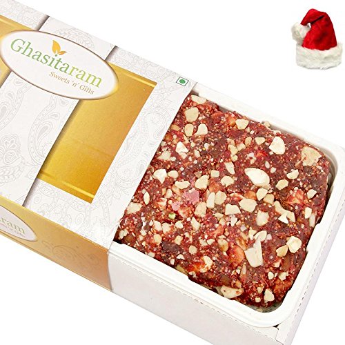 Ghasitaram Gifts Christmas Gifts Mithai Cake - Sugarfree Anjeer/ Figs Cake