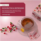 Wissotzky Cranberry Herbal Tea, 20 Teabags | Refreshing Blend | Caffeine Free Tea | Antioxidant Rich