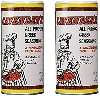 Cavender's All Purpose Greek Seasoning - 8 oz (pack of 2) Includes Cavenders Exclusive Recipe Insert