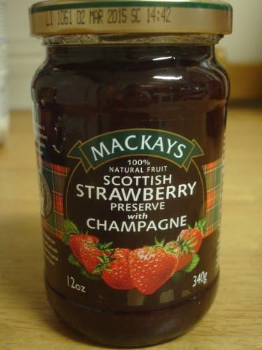 Mackays "Scottish Strawberry Preserve with Champagne" 12oz/340g