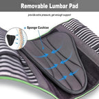 YAHA Back Brace for Lower Back Pain Relief for Women/Men with Lumbar Pad, Back Support Belt with 7 Stays for Heavy Lifting, Sedentariness, Breathable Lumbar Support for Herniated Disc, Sciatica - XXL