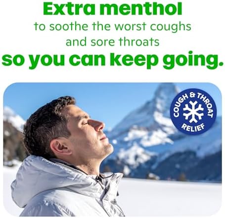 Ricola Max Swiss Cherry Throat Care Large Bag | Cough Suppressant Drops | Dual Action Liquid Center | Soothing Long-Lasting Relief - 34 Count (Pack of 1)