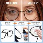 2PCs Lens scratch removal spray, Lens Scratch Remover for Eye glasses, Eyeglass Scratch Remover,Glasses Windshield Repair Fluid