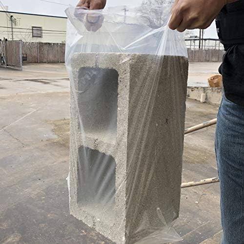 Allgala Heavy Duty PE Thick 3 mil Open-End Plastic Packaging Bags/Clear - 18x24-100 Bag