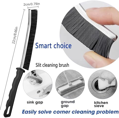 Gap Cleaning Brush, Dead Corners Multifunctional Brushes,Bathroom Crevice Gaps Cleaning Brush，Clean The Dead Corners of Bathroom Kitchen Tiles for Bathroom Kitchen Tiles Window Slots (5pcs)