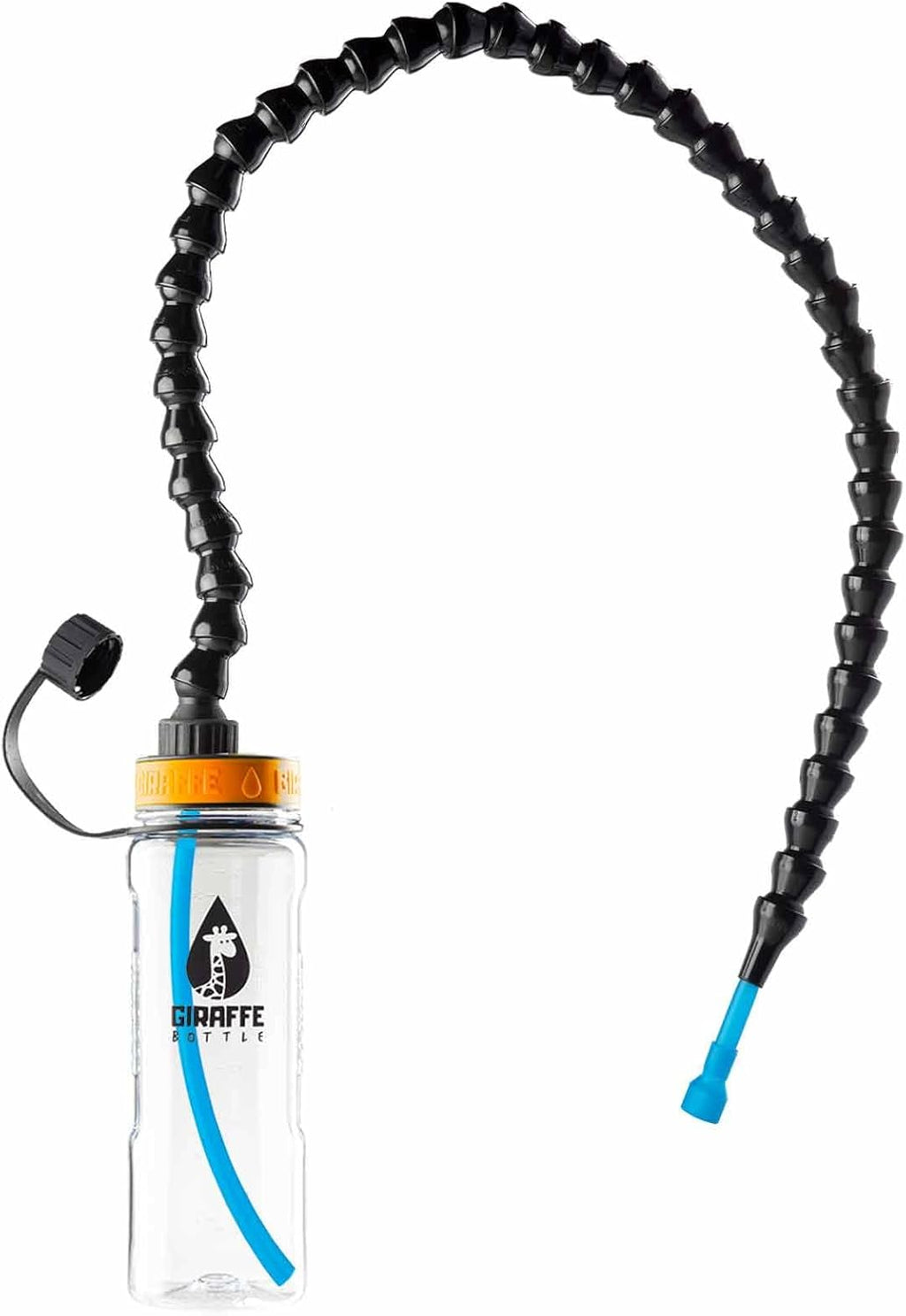 Giraffe Bottle Tower XL Hands Free Drinking System, Clear Tritan Bottle (length 36 in / 92 cm)