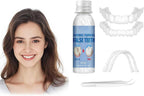 Temporary Snap on Veneers Dentures for Men and Women, Natural Nice-Looking Top and Bottom Dentures Fake Teeth, Comfort Fit Your Smile in Minutes