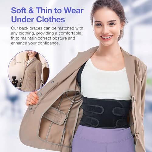 Posture Corrector for Women and Men, Full Back Brace Support, FSA&HSA Eligible, Adjustable Shoulder Straightener for Improving Back Posture, Relief for Upper and Lower Back, Lumbar, Neck Pain