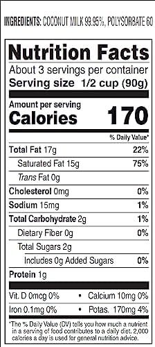 Aroy-D Coconut Milk 8.5 Fl Oz (Pack of 12)