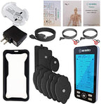 Tens Unit Machine Pulse Massager for Pain Relief, 24 Massage Modes, Rechargeable Muscle Stimulator Device with 10 Pads