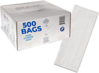 Inteplast PB100824 22 qt Capacity, 24" Length x 10" Width x 8" Gusset, Food and Utility Poly Bag (Case of 500)