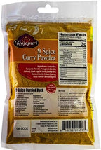 Rajapuri 9-Spice Hot Curry Powder | 3 Oz. / 85g - Brings The Flavour And The Heat
