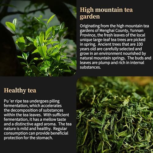 XIXICHA Pu-erh Tea Brick Produced in 2020 Aged Ripe Pu 'er Ancient tree Pu 'er tea Produced in Menghai，Yunnan 500g/17.64oz（250g*2）The aroma of jujubes Additive-free Chinese tea（400 cups）普洱熟茶 73枣香厚砖 云南勐海普洱茶砖