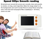 Portable Digital Magnifier, Electronic Reading Aid, 8 Inch Touchscreen 640x480 with Fill Light for The Visually Impaired, Low Vision, Color Blindness, Amblyopia, 2X-25X Zoom, 8 Col