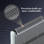 Men's Electric Ultra Thin Rechargeable Razor, Reciprocating Mini Electric Facial Care Beard Trimmer, Cordless USB Travel Razor, Silver