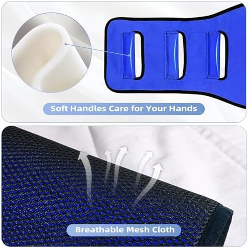 Transfer Sling, Lift Assist Gait Belts for Seniors, Transfer Belt for Elderly and Disabled, Bed Assist Mobility Belt for Patient Care