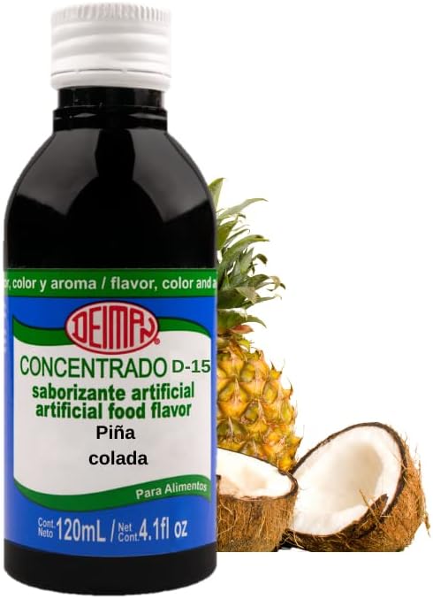 Deiman Artificial Food Flavoring Pina Colada Concentrate D-15 (4 fl oz)