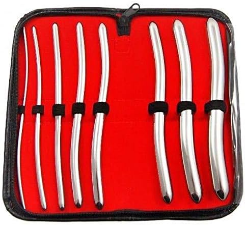 8 Pcs Set Hegar Uterine Dilator With A Carrying Case