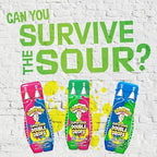 WARHEADS Super Sour Double Drops - Liquid Sour Candy - Blue Raspberry, Green Apple and Watermelon Assorted Flavors - 1.01 oz. Bottles - 3 Pack