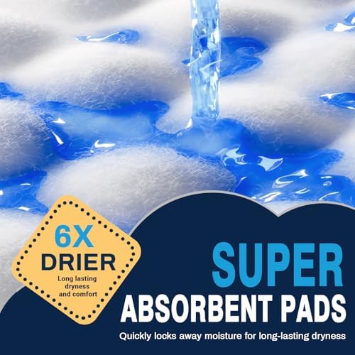 AAY Heavy Duty Disposable Bed Pads 36"X44" (40pcs) Tear-Resistant Cloth Backing Underpads Extra Large Super Absorbent Pee Pads Incontinence Waterproof Chucks Pads for Adults Elderly, Kids or Puppy