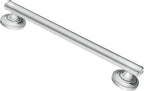 Moen R8716D1GCH Bathroom Safety 16-inch Bathroom Grab Bar with Comfort Grip Pad, Chrome