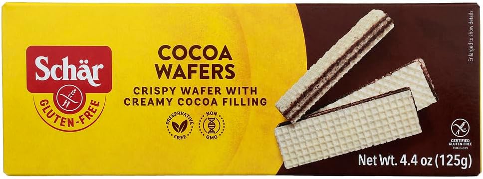 Schar Wafer Cocoa Wf Gluten Free 4.4 oz (pack of 2)