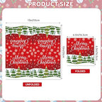 40 Pcs Merry Christmas Napkins - 13 Inch Christmas Cocktail Napkins Bulk, 3-Ply Red Disposable Xmas Tree Snowflakes Paper Hand Towels Tableware Set for Xmas Party Table Decorations Supplies Favors