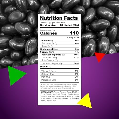 Black Licorice Jelly Beans | 2 Pound Bag | Black Jelly Beans Bulk | Old Fashioned Candy for Buffet, Snacking & Gifting | Nostalgic Treat with Bold Licorice Flavor