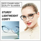 OCCI CHIARI Women's Blue Light Blocking Glasses High Power 3.0x, 1.0 1.25 1.5 1.75 2.0 2.25 2.5 2.75 3.0 3.5 4.0 5.0 6.0