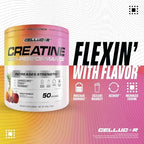 Cellucor Creatine Powder, Fruit Punch Flavor - Increases Strength, Lean Muscle Mass & Endurance, Micronized Creatine for Fast Absorption, 5g Creatine per Serving, 50 Servings