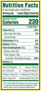 belVita Breakfast Bars Biscuits, Golden Oat, 30 Total Packs, 6 Boxes (4 Biscuits Per Pack)