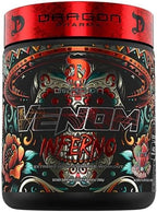 DRAGON PHARMA Venom Inferno, Extreme High-Stim Pre-Workout, Explosive Energy and Unparalleled Focus (40 Servings, Sandileta Shot)