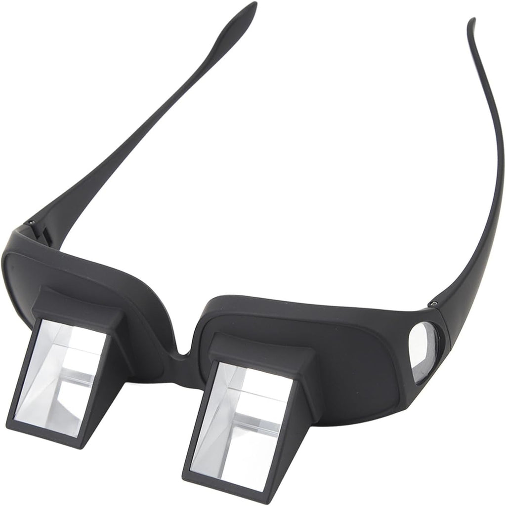 XUMIUZIY Lazy Reader Glasses, 90 ° Angle Horizontal HD Bed Prism Spectacles Eyeglasses, Reading Glasses, Neck Relaxer for Lying down Reading and Watching
