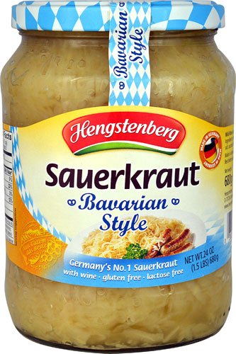 Hengstenberg Bavarian Style Sauerkraut with Wine -- 1.5 lbs - 2 pc