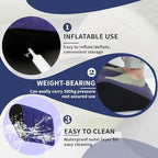 Newly Bed Pillow, Inflatable Pillow for Couples Soft Portable Positioning Triangle Sofa Pillow Body Positioners Cushion Sex Things for Couples Sweater CZ0506-ZT01