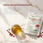 Merja Herbs Wild Pomegranate Root Tea - Antioxidant - Natural Caffeine Free - Loose Tea - 100% Natural & Premium Quality 70gr