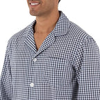 Fruit of the Loom Men's Long Sleeve Broadcloth Pajama Set