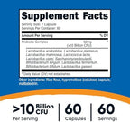 Nutricost Probiotic Complex (10 Billion CFU) 60 Capsules - Acidophilus Plus 9 Other Probiotics, Non-GMO, Gluten Free Supplement