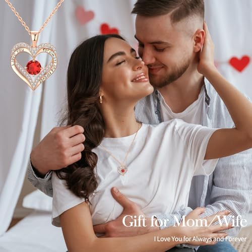 18K Rose Gold Necklaces for Women Birthday Gifts for Women Jewelry for Women Birthday Gifts for Wife Girlfriend Daughter Wife Birthday Gifts for Anniversary Mothers Day Christmas Valentines Gifts