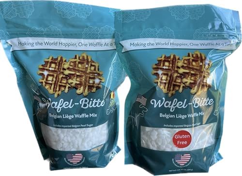 Wafel-Bitte Belgian Liege Waffle Mix with Imported Belgian Pearl Sugar - 19.2 Ounce (Pack of 1)