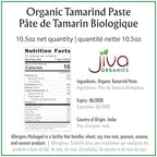 Jiva Organics Tamarind Concentrate 10.5 Oz Bottle (300g) - Premium Quality, Non-GMO, Imli Paste Puree, No Sugar, Sweet & Sour Sauce for Indian Chutney & Thai Curry, Gluten Free